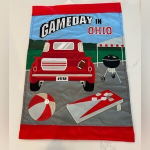 Gameday In Ohio Decorative Garden Flag